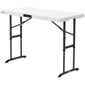 Lifetime Folding Table 122 x 86 x 61 cm Cream Steel Plastic