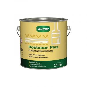 Lot primaire antirouille rostosan plus kluthe 1 carton(s) de 3 pièce(s) primaire antirouille rostosan plus brun rouge 750 ml boîte - kluthe