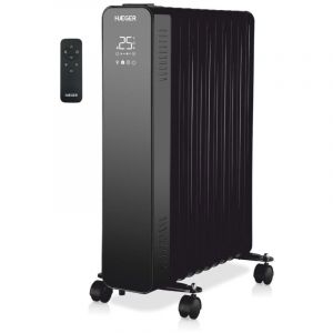 Haeger Radiateur &agrave; Huile Digital XI 2500W 11 &Eacute;l&eacute;ments T&eacute;l&eacute;commande LED