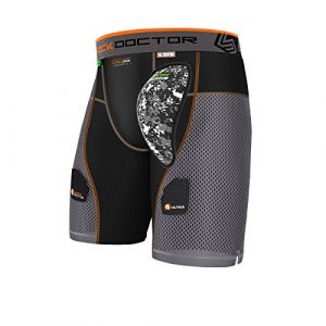 Shock doctor Aircore Ultra Powerstride Hockey Short - Black / Grey - Taille M