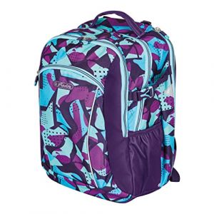 Herlitz Sac à dos scolaire Ultimate 'Camo Purple'