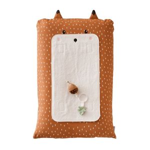Image de Vertbaudet Housse pour matelas à langer Renard marron TU