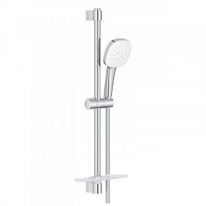 Grohe Ensemble barre de douche avec tablette tempesta cube 110, 3 jets