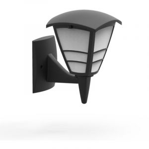 Horoz Electric Applique extérieure étanche YONCA 2 E27 IP44 noir 400.010.133 HOROZ