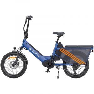 V&eacute;lo &eacute;lectrique ENGWE LE20 250 W 20 pouces avec double batterie 48 V 38,4 Ah et freins hydrauliques, bleu