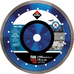 Rubi Disque de diamant TVA TURBO Viper · Coupes à sec (125 mm)