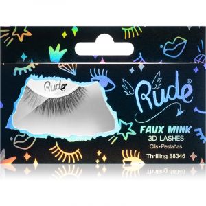 Image de Rude Cosmetics Essential Faux Mink 3D Lashes faux-cils type Thrilling 2 pcs