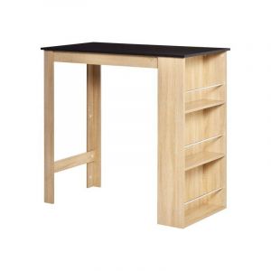 MH Table de bar GRANNY chêne et noire