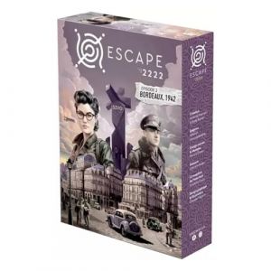 Pixie Games PixieGames | Escape 2222 – Épisode 2 : Bordeaux 1942 | Escape Game Audio Historique interactif | Jeu d’énigmes coopératif 1 à 4 Joueurs | Format Compact | Dès 10 Ans