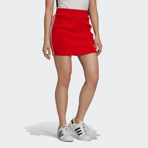 Adidas Jupe Adicolor 3 bandes Rouge - Taille 36;38;40;42