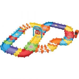 Vtech 80-524404 Tut Tut Bolides Set de Rues pour b&eacute;b&eacute; Multicolore
