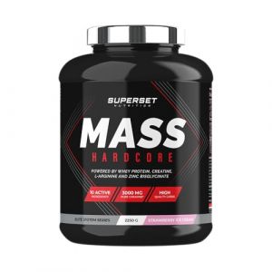 Superset Nutrition Mass hardcore 2 25kg strawberry ice cream gainers