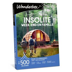 Wonderbox Coffret cadeau Insolite Week-end en famille Edition 2025