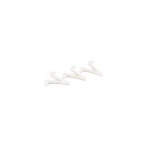 Jardiboutique Clips de manche piscine réparation le lot de 3 pieces Blanc