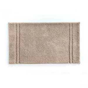 Tapis de bain beige LIGNUS en coton