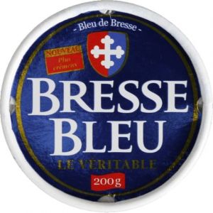 Image de Bresse Bleu Fromage &Agrave; P&acirc;te Persill&eacute;e Le V&eacute;ritable - La Bo&icirc;te De 200g