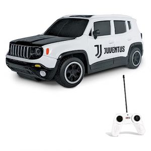 Mondo Motors, Jeep Renegade Juventus, échelle 1:24, Vitesse jusqu'à 8 km/h, Voiture Jouet pour Enfants - 63555
