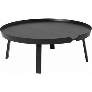 Image de Muuto Table basse noire 95 cm Around