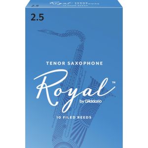 Image de Rico Anches Royal pour saxophone ténor, force 2.5, pack de 10