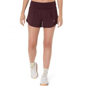Asics Road 3.5in Short De Running Femmes - Rouge Foncé, Taille M