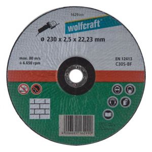 Wolfcraft Disque à tronçonner la pierre ø230x2,5x22,2mm - 1629099