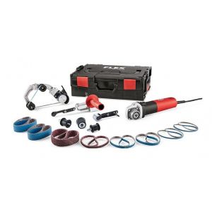 FLEX Set Ponceuse à bande pour tubes et lime à bande TRINOXFLEX en set BRE 8-4 INOX - 453463