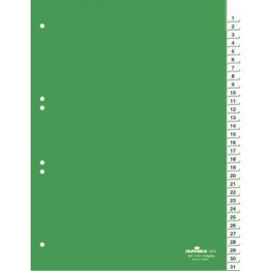 Image de Durable Intercalaire à répertoire journalier numéroté 31 touches (A4)