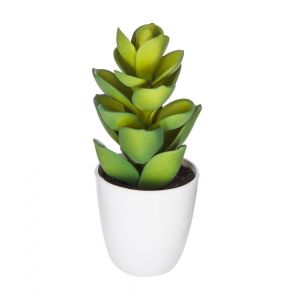 Atmosphera Plante artificielle Cactus en pot H 18 cm