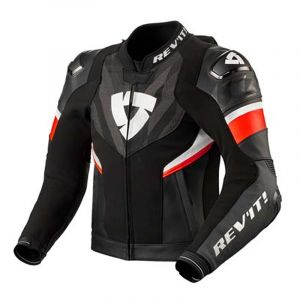 Rev it Blouson cuir Rev'it Hyperspeed 2 Pro noir/rouge fluo- 2XL