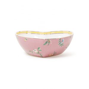 Pip studio Plat de cuisson coeur en Porcelaine La Majorelle rose - 8x19.5x21.3 cm