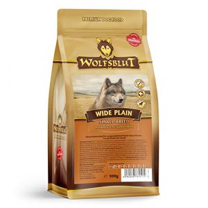 Wolfsblut Wide Plain Small Breed - 500 g - Cheval - Croquettes - Nourriture pour Chiens - sans céréales