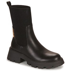Boots FEMME Les Petites Bombes noir et à soufflet élastiqué