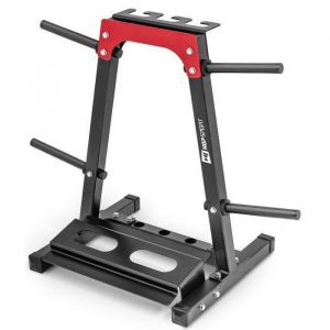 Hop-Sport Support de Barre d'Haltère Support de Poids Disques Rack de Poids d'étagère Disques Haltères, HS-1008A