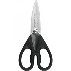 Kitchen Aid Paire de Ciseaux Multi Tâches en Inox et Cache Lames en Plastique, 22.9 x 13.2 cm - Noir