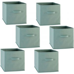 Five Simply Smart - Lot de 6 boîtes de rangement en tissu mix n' modul