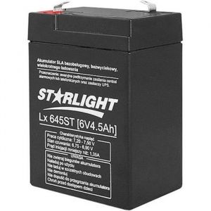 Starlight Gel batterie 6V 4.5Ah syst&egrave;mes de signalisation, mod&eacute;lisation, alimentation de secours, les voitures &eacute;lectriques, solaire