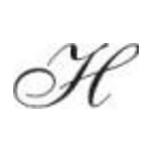 Herbin Pastille laiton lettre anglaise H sur broche