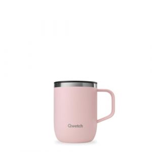 Qwetch Mug isotherme inox rose - 350ml