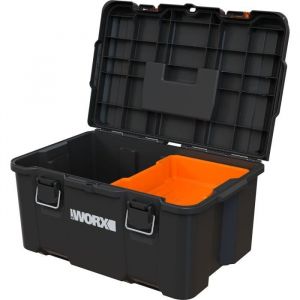 Worx Bo&icirc;te &agrave; outils portable BY KETER STACK N ROLL 48 x 33 x 26 cm Noir