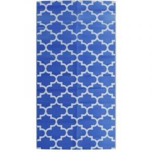 VidaXL Tapis D'ext&eacute;rieur Bleu 80x150 Cm Pp