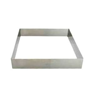 De Buyer 3906.16 - Cercle à entremets carré en inox (16 x 16 cm)