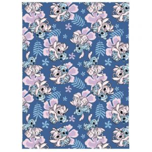 Aymax LILO ET STITCH - COUVERTURE EN FLANELLE STITCH ET ANGEL