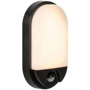 Lucide HUPS IR Applique mur. Ext&eacute;r.-Noir-LED-10W-3000K