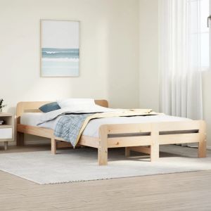 Image de VidaXL Cadre de lit sans matelas 120x190 cm bois de pin massif