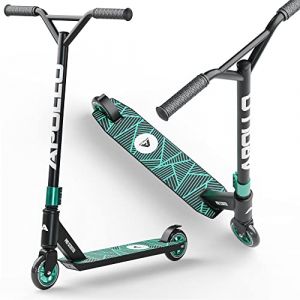 Apollo Trottinette Enfants - Genius Pro | Trottinette Freestyle Robuste Enfants Roulements à Billes ABEC 9 | Trottinette Freestyle 10 Ans| à partir de 6 Ans | Parfaite Aussi en Trottinette de Ville