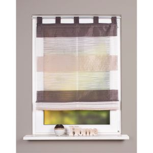 Image de Home Wohnideen Home fashion Store Enrouleur avec Bande transversale SCHERLI GABI Stein, 130 x 120 cm, 8