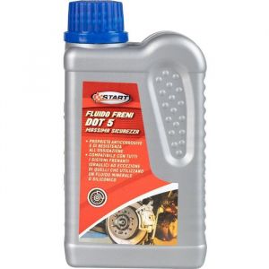 Start Fluide de Frein Dot 5 | 250ml | Propriétés Anticorrosive | Résistant à l'Oxydation | Compatible avec Systèmes Hydrauliques | Non Compatible Minéral/Silicone, Gris