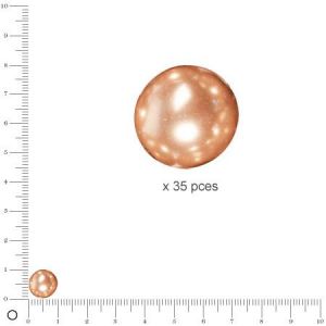 Rayher Perles Renaissance - Cachemire - Ø 10 mm x 35 pces