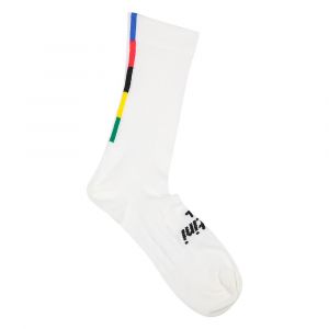 Santini Des Chaussettes Uci Rainbow High Profile EU 36-39 White