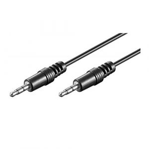 Ewent C&acirc;ble audio jack 3.5 m&acirc;le 1,5 m&egrave;tres noir